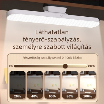  Diáknak szánt szemvédő asztali lámpa, akril éjjeli fény, újratölthető, érintéses kapcsoló, CRI ≥90