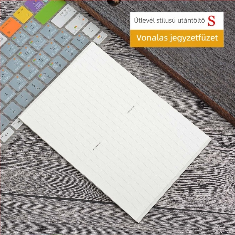 Csavaros kötésű jegyzetfüzet kraft borítóval, Dowling/kraft belső lapok, 100 gsm papír, 100–200 oldal