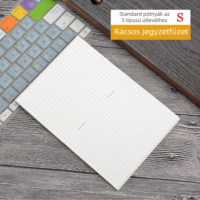 Csavaros kötésű jegyzetfüzet kraft borítóval, Dowling/kraft belső lapok, 100 gsm papír, 100–200 oldal