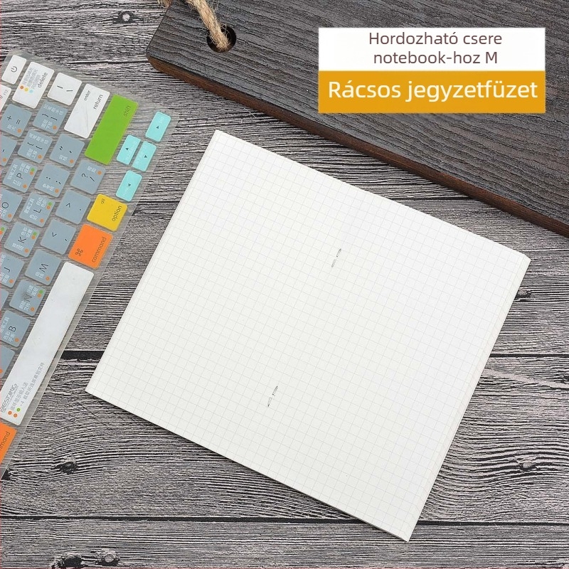 Csavaros kötésű jegyzetfüzet kraft borítóval, Dowling/kraft belső lapok, 100 gsm papír, 100–200 oldal