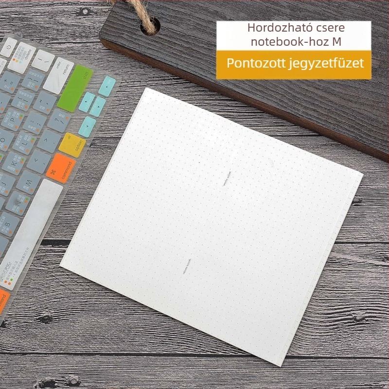 Csavaros kötésű jegyzetfüzet kraft borítóval, Dowling/kraft belső lapok, 100 gsm papír, 100–200 oldal