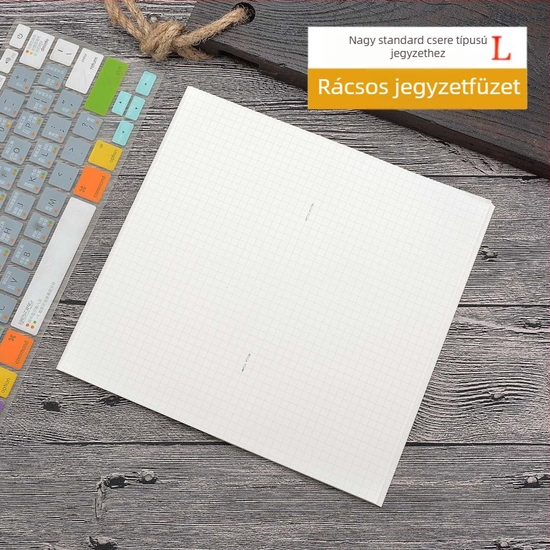 Csavaros kötésű jegyzetfüzet kraft borítóval, Dowling/kraft belső lapok, 100 gsm papír, 100–200 oldal