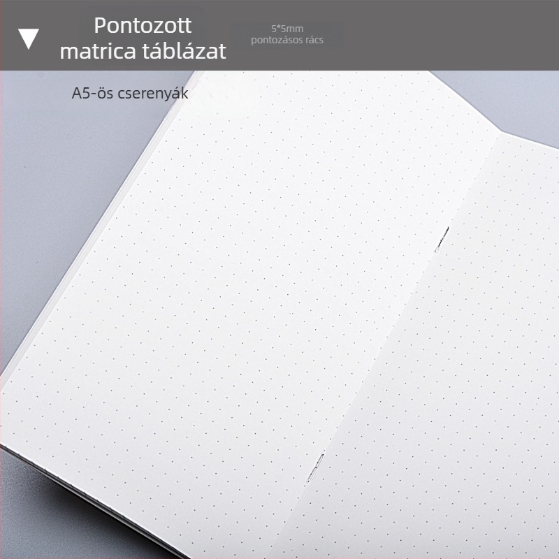 Csavaros kötésű jegyzetfüzet kraft borítóval, Dowling/kraft belső lapok, 100 gsm papír, 100–200 oldal