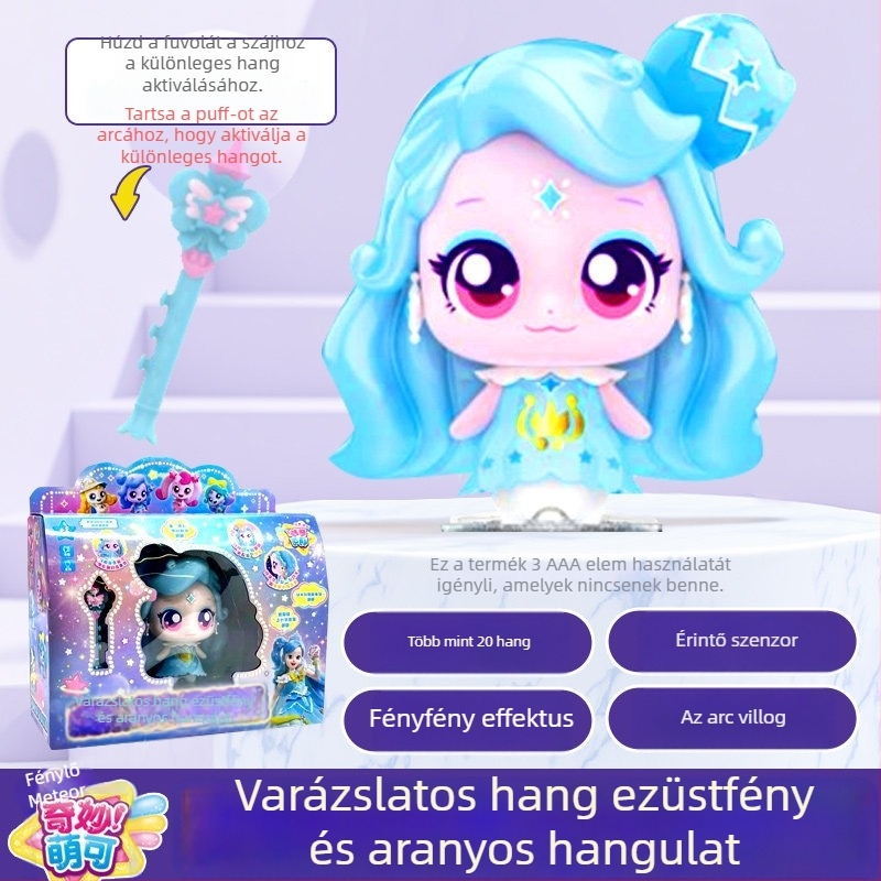 Interaktív beszélő baba világítással és hanggal 7–14 éveseknek • Anyag: műanyag/gumi • Fejlesztés: érzelmek, vizuális percepció, kéz- és szem-koordináció