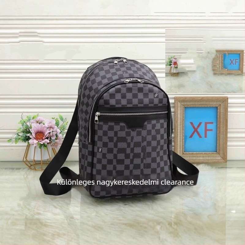 Utazó hátizsák top-grain marhabőrrel, 20–35L, kompatibil 14 hüvelykes laptophoz, európai–amerikai retro stílus