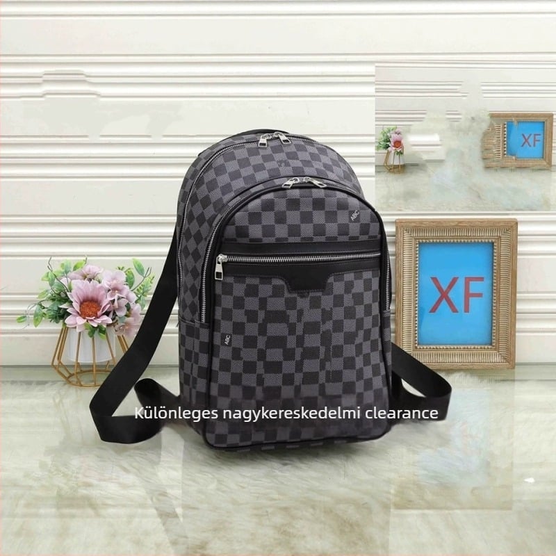 Utazó hátizsák top-grain marhabőrrel, 20–35L, kompatibil 14 hüvelykes laptophoz, európai–amerikai retro stílus
