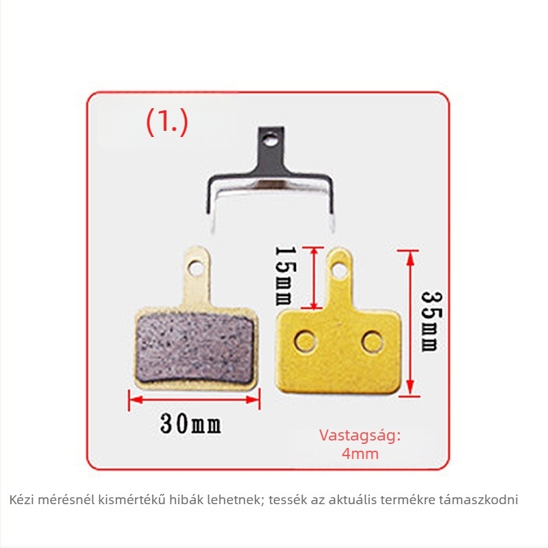 Hegyi kerékpár tárcsafék betétek, mechanikus fékezés, különböző modellek