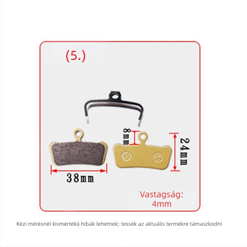 Hegyi kerékpár tárcsafék betétek, mechanikus fékezés, különböző modellek
