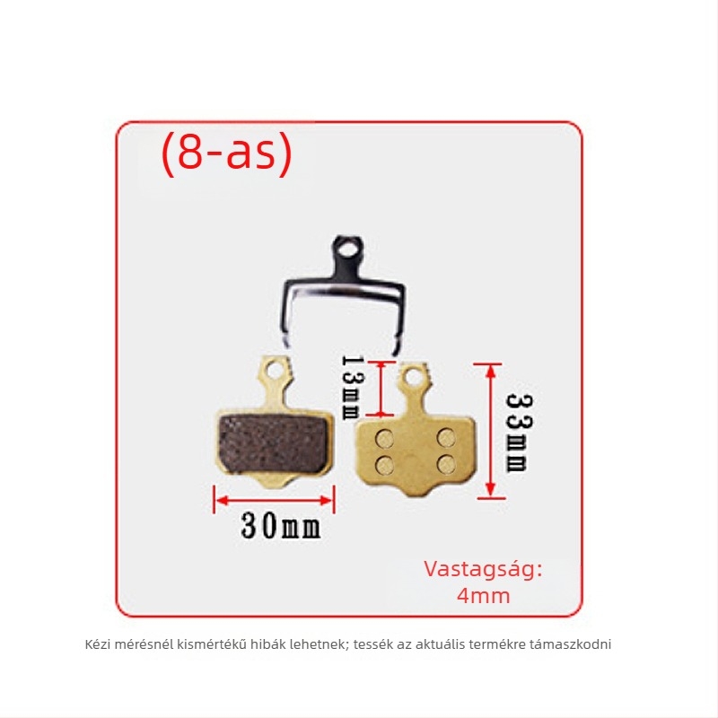 Hegyi kerékpár tárcsafék betétek, mechanikus fékezés, különböző modellek