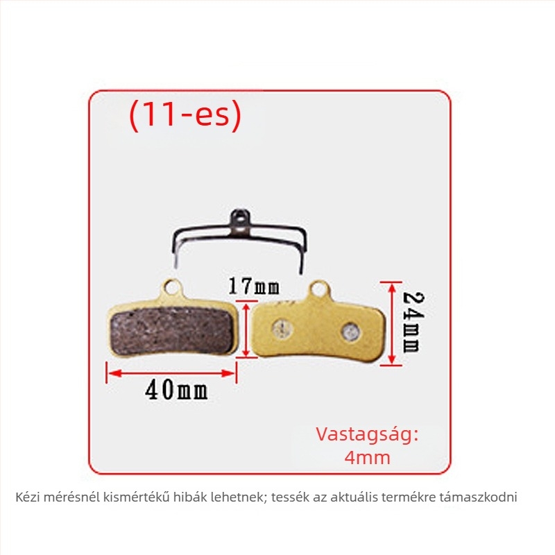 Hegyi kerékpár tárcsafék betétek, mechanikus fékezés, különböző modellek