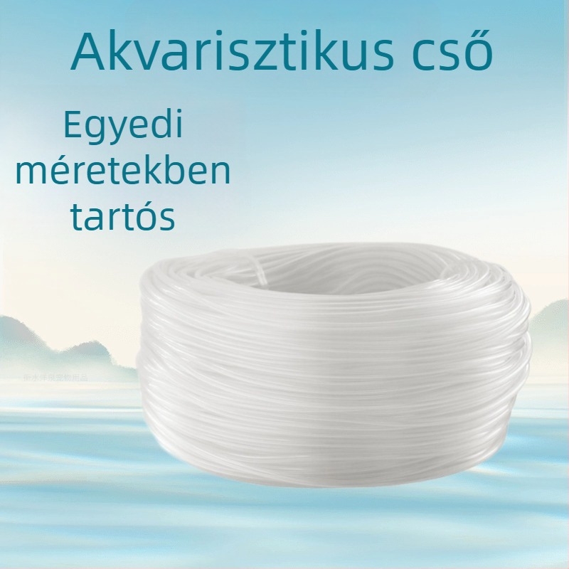 Műanyag akváriumi oxigéncső oxigénpumpához, 1,5 kg, akvárium felszerelés