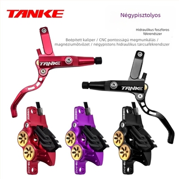 Tank TB800 Hidraulikus négydugós CNC-Integrált alumínium féknyereg mountain és országúti kerékpárokhoz