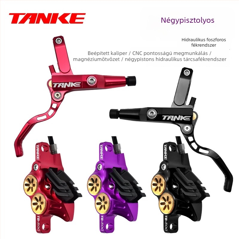 Tank TB800 Hidraulikus négydugós CNC-Integrált alumínium féknyereg mountain és országúti kerékpárokhoz