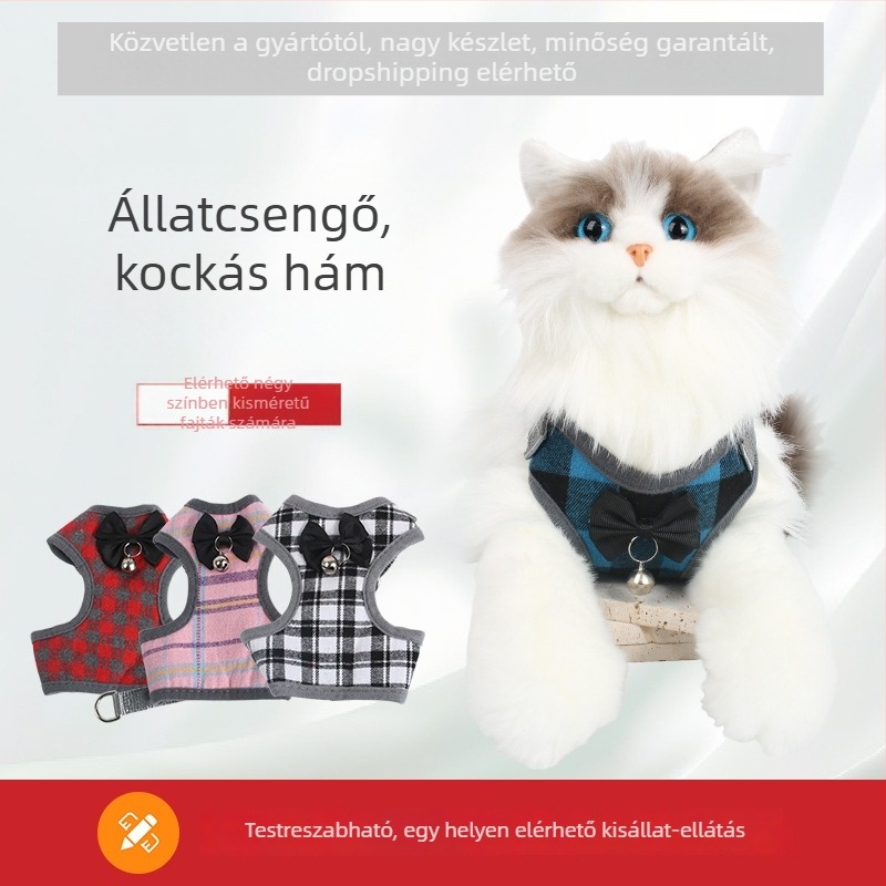 Háziállat póráz és hám, anyag textil, származás Zhejiang, macskáknak, kategória Tow strap, doboz 200 db