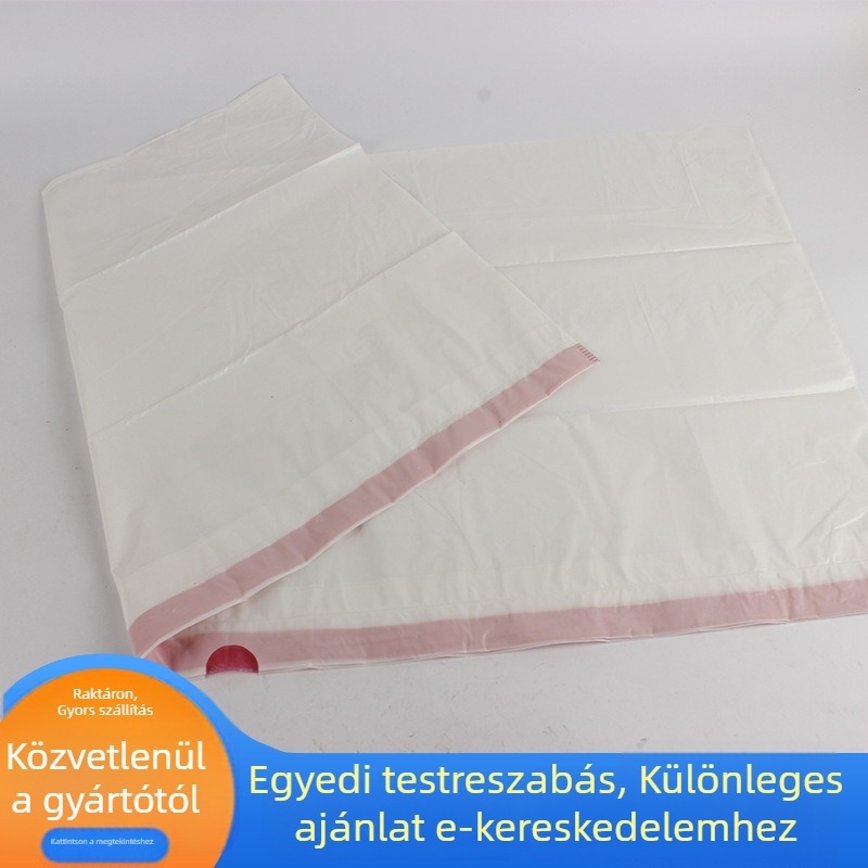 Macska toalett zacskók folyamatos tekercsben, teljesen lebomló anyag, vastagított