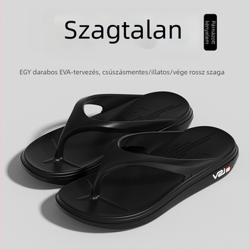 Férfi EVA flip-flopok, casual stílus, nyitott lábujjak, csúszásmentes EVA talp, injekciós formázású talp