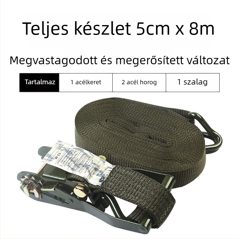 Kötélhálós rögzítő szalag teherautókhoz, áruszállítási rögzítéshez, Modell: Lásd részleteket, Termékkód: 58858451641757