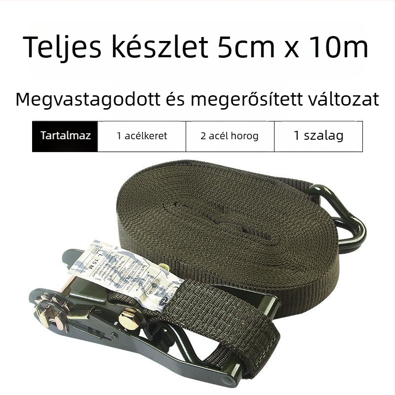 Kötélhálós rögzítő szalag teherautókhoz, áruszállítási rögzítéshez, Modell: Lásd részleteket, Termékkód: 58858451641757