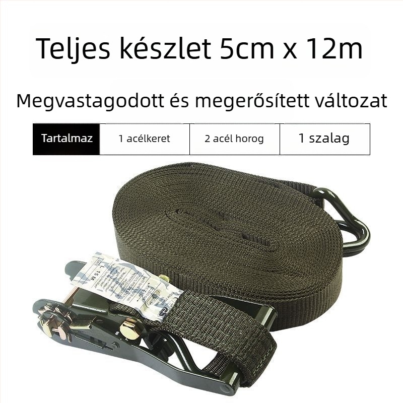 Kötélhálós rögzítő szalag teherautókhoz, áruszállítási rögzítéshez, Modell: Lásd részleteket, Termékkód: 58858451641757