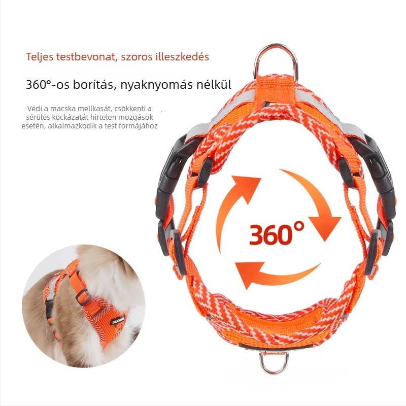 Macska mellényhám, szövet, Fubao márka, csomagolás 240 db, macskáknak