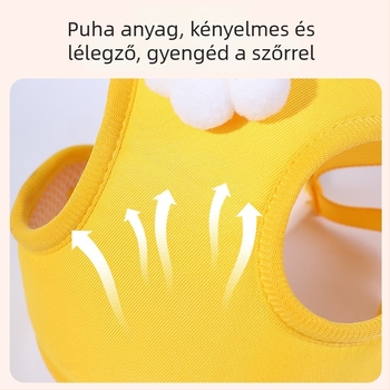 Macska mellény-stílusú hám, 3D virág mintával, poliészter és háló
