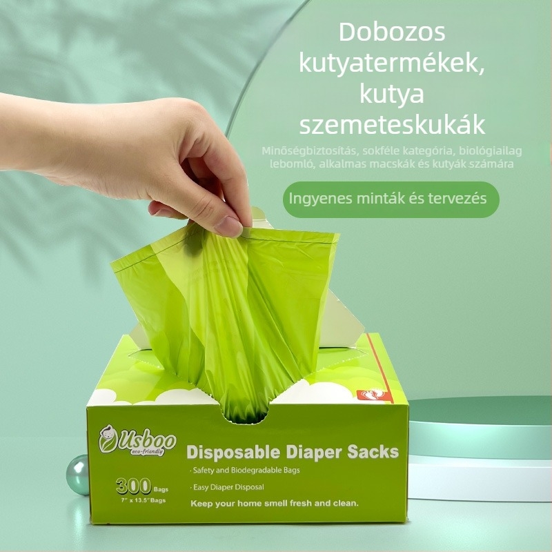 Kutyapiszok zacskó mellény adagoló - vastított HDPE+EPI, származás Xiamen, Fujian