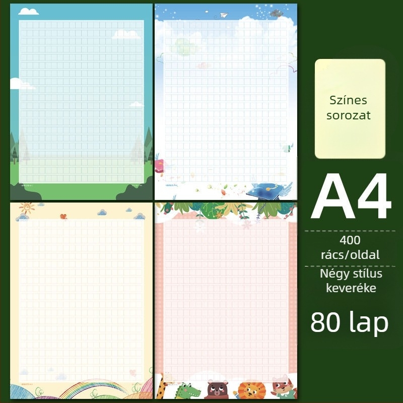 Kínai kompozíciós papír, bevont papír, stílus kínai boríték; ajándék osztálytársnak, karácsony