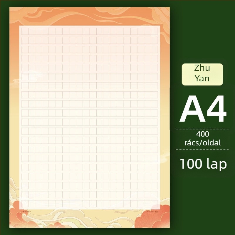 Kínai kompozíciós papír, bevont papír, stílus kínai boríték; ajándék osztálytársnak, karácsony