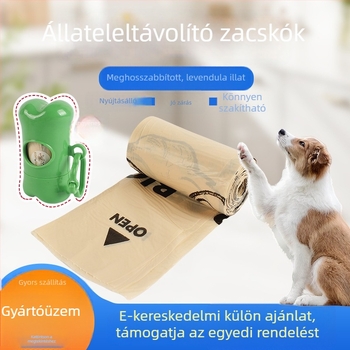Biodegradábilis kisállat ürülék zacskók, tekercs típusú, vastagított, kód P.b.001