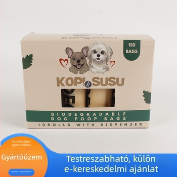Biodegradábilis kisállat ürülék zacskók, tekercs típusú, vastagított, kód P.b.001