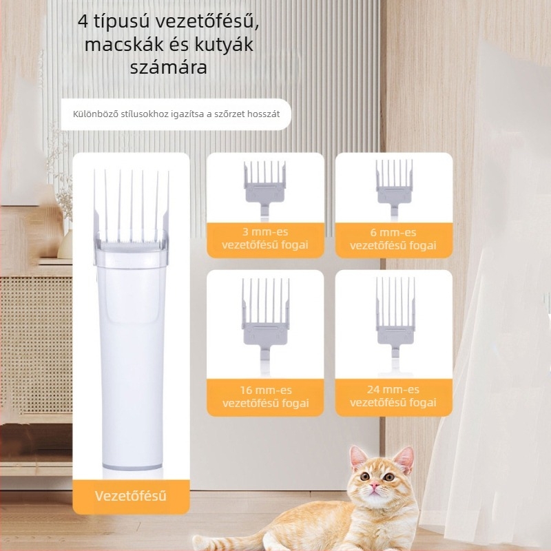 Többfunkcionális szőrnyíró és porszívó állatok számára, kutyáknak és macskáknak