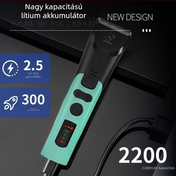 Smehnser Elektromos háziállat-szőrnyíró, 2025-ös új modell, alacsony zajszintű macskáknak és kutyáknak