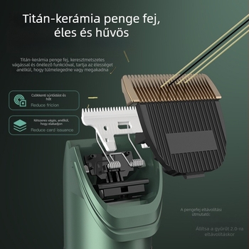Hajvágó kerámiás pengével, vízmentes tisztítás, háziállatok számára