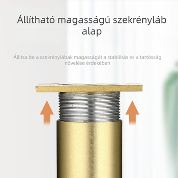 Alumíniumötvözetből készült bútorelábak – állíthatók, rozsdamentesek, TV-szekrényekhez, kanapéhoz, kávasztalhoz és szekrényekhez