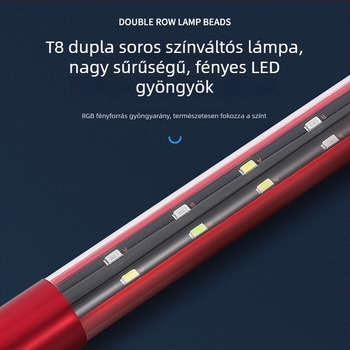 LED vízálló, teljes spektrumú akváriumvilágítás, víz alatti, T8, színváltó, nagy fényerő