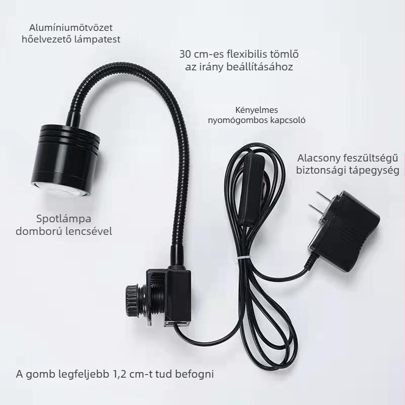 LED akvárium spotfény dimmelhető színnel, dél-amerikai akváriumokhoz, növényes és tengeri rendszerekhez, Three Lakes Native Tank