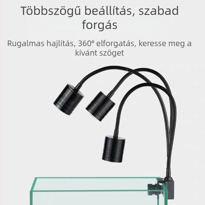 LED akvárium spotfény dimmelhető színnel, dél-amerikai akváriumokhoz, növényes és tengeri rendszerekhez, Three Lakes Native Tank