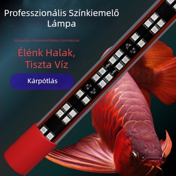 Vízálló RGB-s színjavító akváriumi lámpa növényekhez és halakhoz