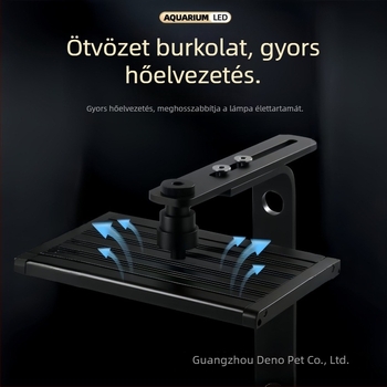 LED akváriumi cső világítás – teljes spektrumú, vízálló, algamentesítő, növények növekedéséhez, 18W/26W