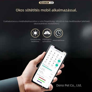 LED akváriumi cső világítás – teljes spektrumú, vízálló, algamentesítő, növények növekedéséhez, 18W/26W