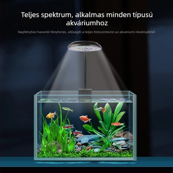 Akvárium LED klipsz világítás növényi spektrummal és korallvilágítással, távirányító, Mini Clip Light JY-3W