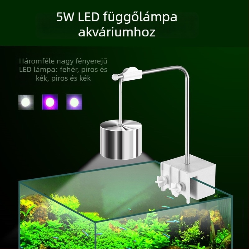 Hinma 5W LED csíptetős lámpa akváriumhoz