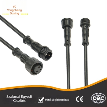 Vízálló dugó- és csatlakozó 2–5 magos rendszerekhez, réz érintkezők, PVC szigetelés, 60V 3A, autóipar, elektronika, ipar