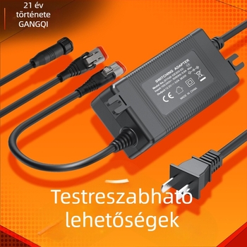 Vízálló 12V DC adapter kültéri használatra — bemenet 100-240V, kimenet 12V, DC töltő, 2 éves garancia