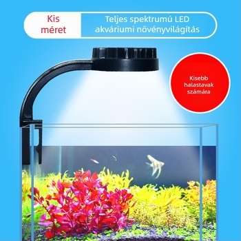 USB klipszes LED akváriumi fény növényes akváriumhoz, 3W műanyag test