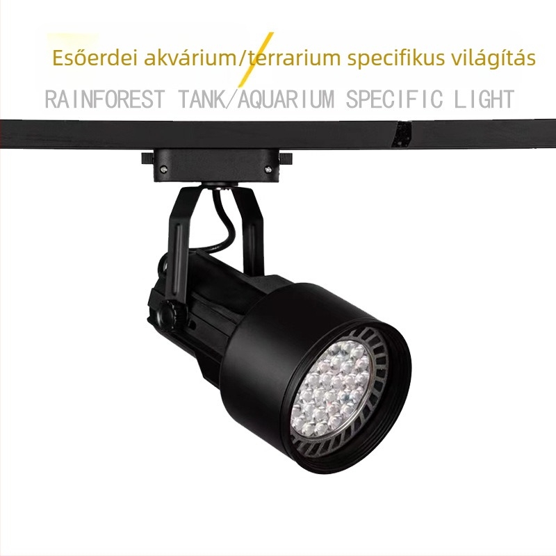 Teljes spektrumú LED esőerdei akvárium sínfényes világítás, beltéri tájépítéshez, moha növekedés világítása, RGB kitöltő fény