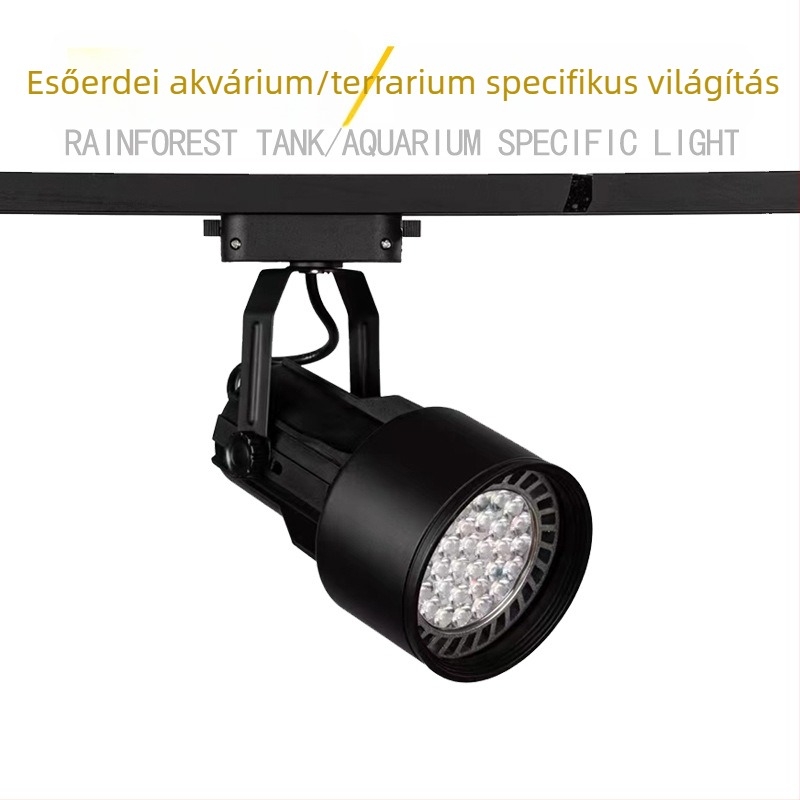 Teljes spektrumú LED esőerdei akvárium sínfényes világítás, beltéri tájépítéshez, moha növekedés világítása, RGB kitöltő fény
