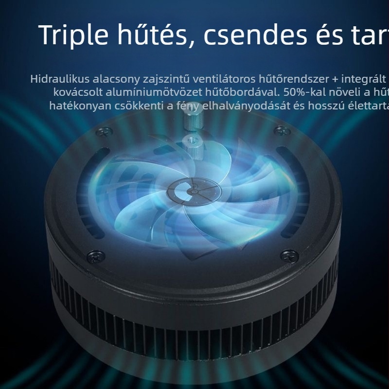 Teljes spektrumos akváriumi LED világítás, szabályozható downlight, alumíniumötvözet, 40W/60W, Longyue Lighting, Guangdong eredetű, fotoszintézishez