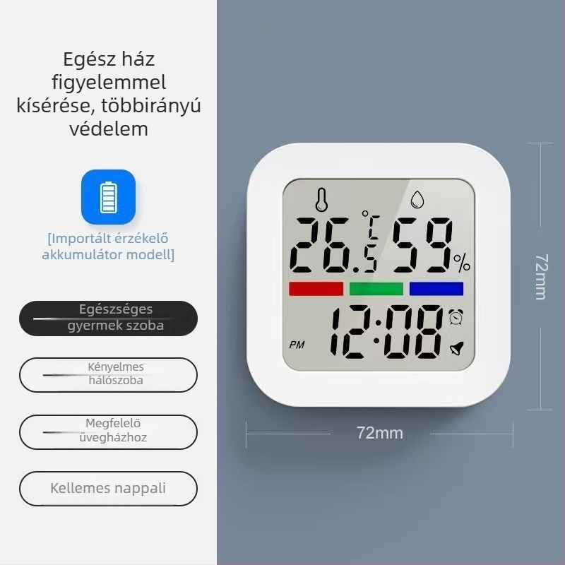 Szobai hőmérő Bodefu MBS-3 | 0.1 hőmérsékleti felbontás | Eredet Hebei Hengshui