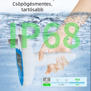 Fürdővíz hőmérő - 1° felbontás - testre szabható - 50 db dobozban